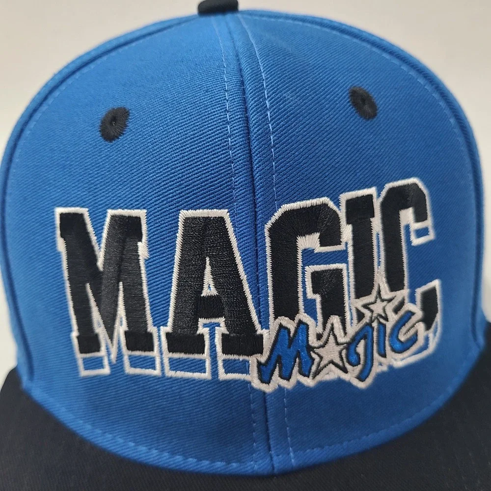 Orlando Magic Hat Snapback Adidas Blue Black NBA Basketball Hardwood Classics